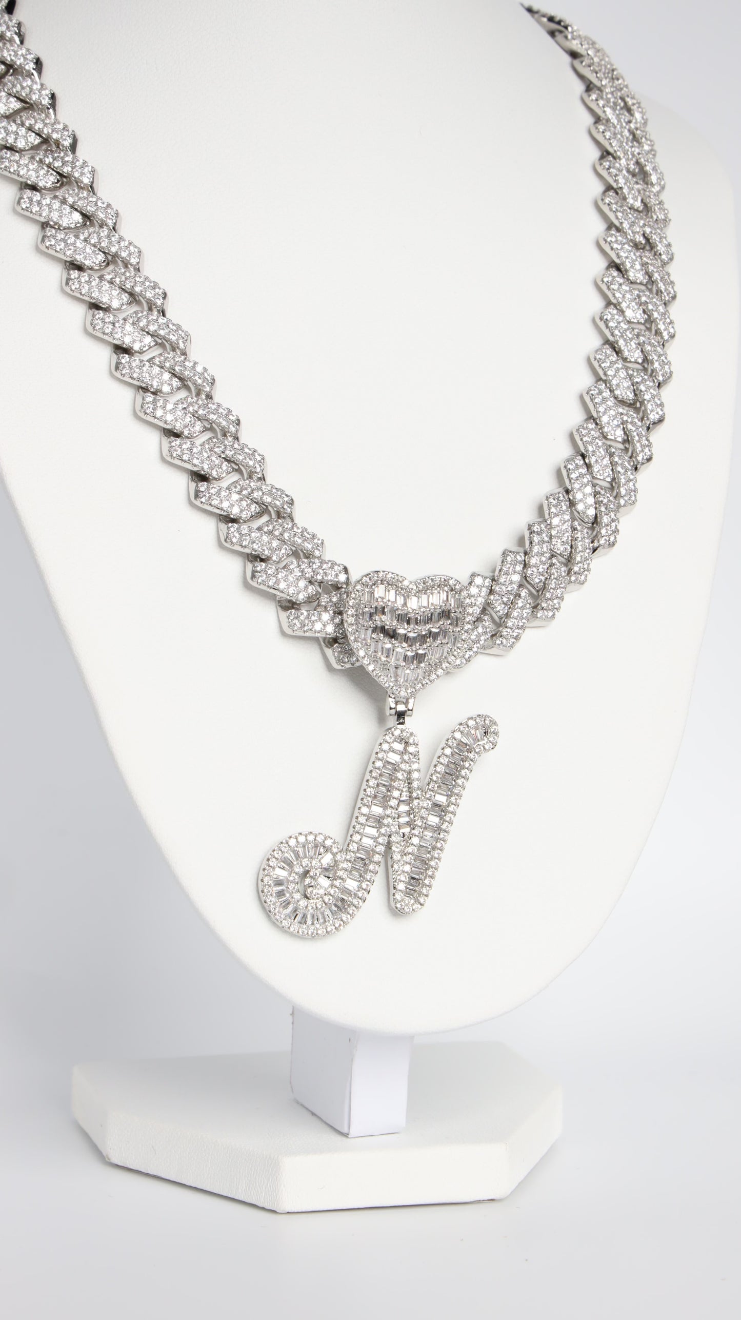 Heart Initial Necklace