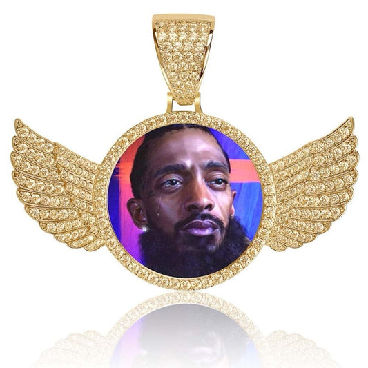 Photo Pendant With Wings