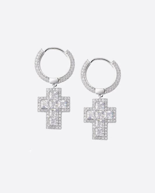 Dangly Cross Earrings