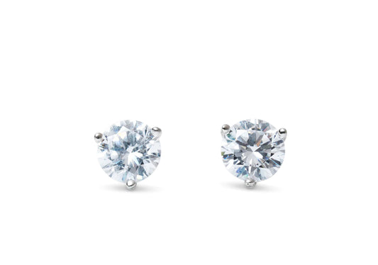Flawless Sterling Studs